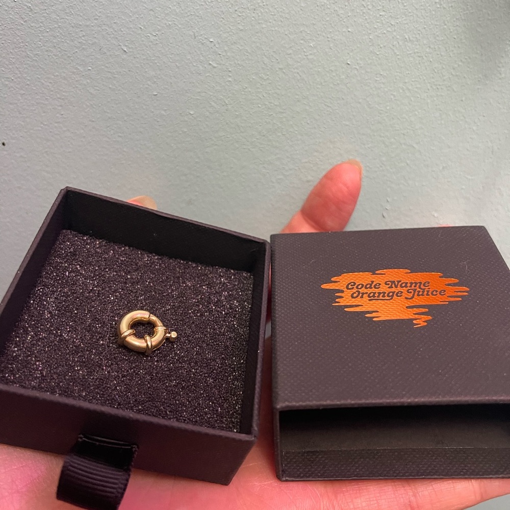 14k Solid Gold Connector